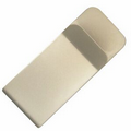 Satin Silver Money Clip(screened)